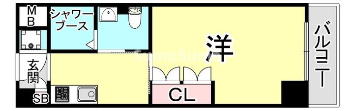 芦屋精道町アネックスの間取り