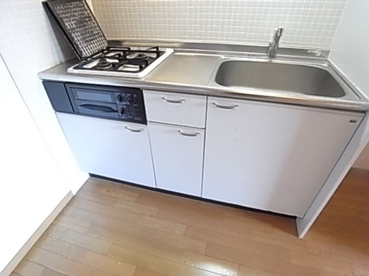 兵庫県尼崎市南武庫之荘1丁目(マンション)の賃貸物件のキッチン