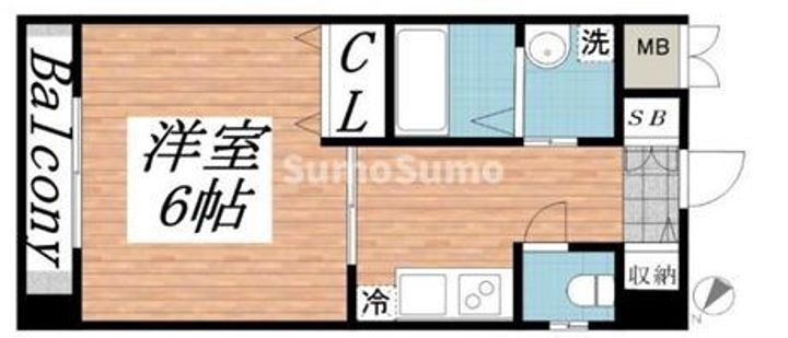 KHKコート板宿の間取り