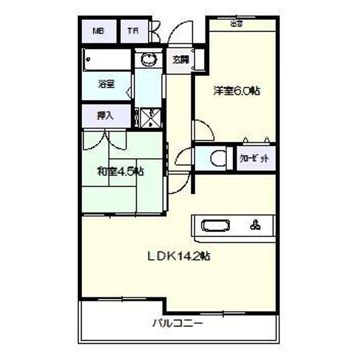 ペルル西明石の間取り