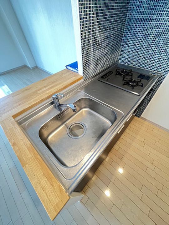 兵庫県西宮市田代町(マンション)の賃貸物件のキッチン