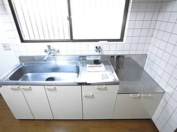 兵庫県西宮市上大市5丁目(アパート)の賃貸物件のキッチン