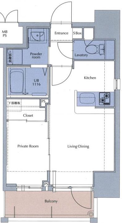 ネストピア天神東Ⅱの間取り