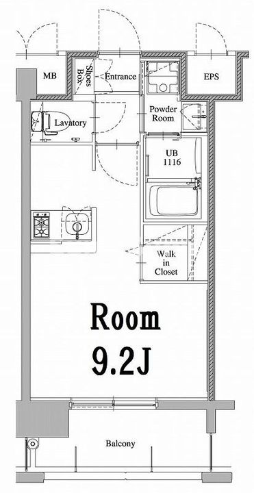 エンクレスト天神LARKの間取り