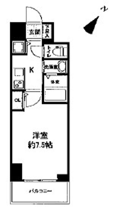 兵庫県神戸市中央区海岸通4丁目(マンション)の賃貸物件の間取り