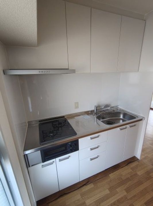 兵庫県神戸市灘区岩屋北町5丁目(マンション)の賃貸物件のキッチン