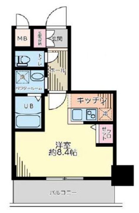 プロシード大阪城南の間取り