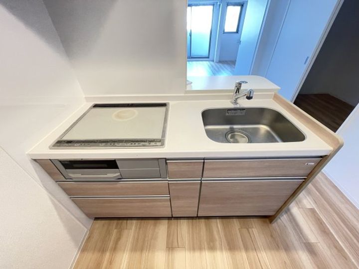 兵庫県神戸市中央区中町通4丁目(マンション)の賃貸物件のキッチン