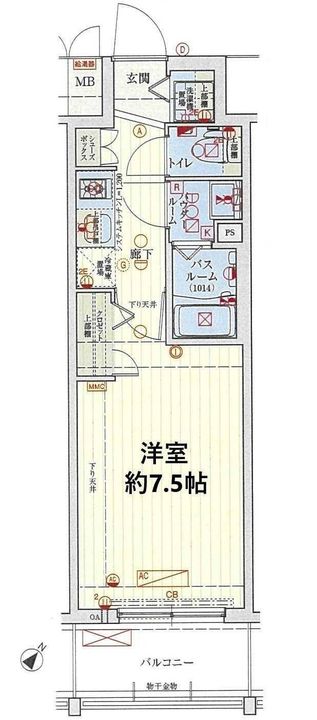 スワンズシティ神戸湊川の間取り