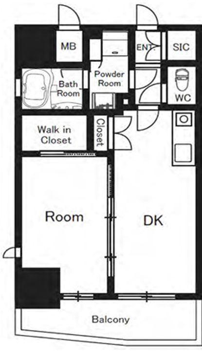兵庫県神戸市中央区下山手通9丁目(マンション)の賃貸物件の間取り