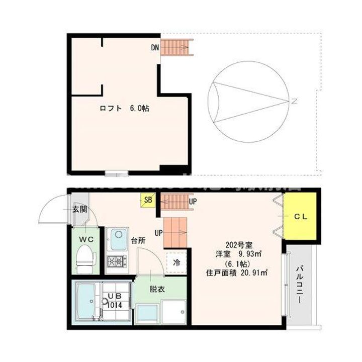 ブランジーノ塚本の間取り