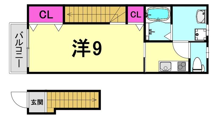 CROUD甲子園里中町の間取り