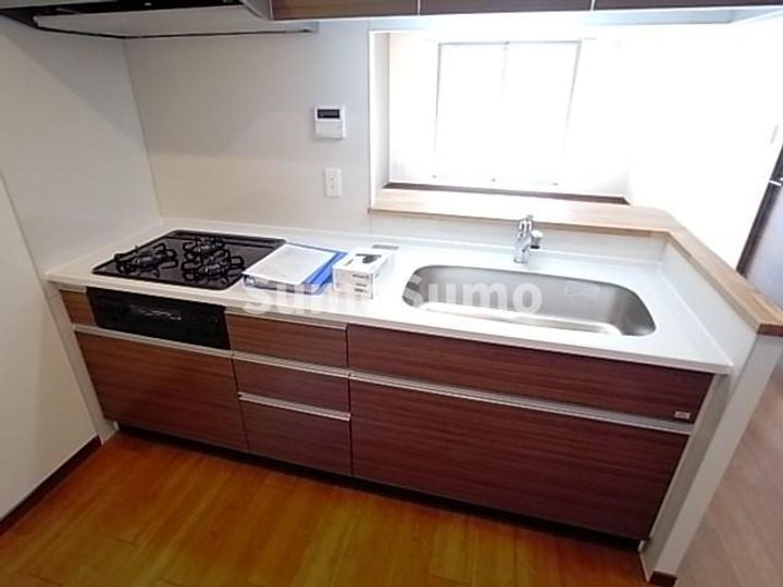 兵庫県西宮市甲子園浦風町(マンション)の賃貸物件のキッチン