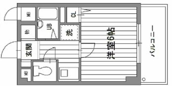 兵庫県神戸市灘区八幡町2丁目(マンション)の賃貸物件の間取り