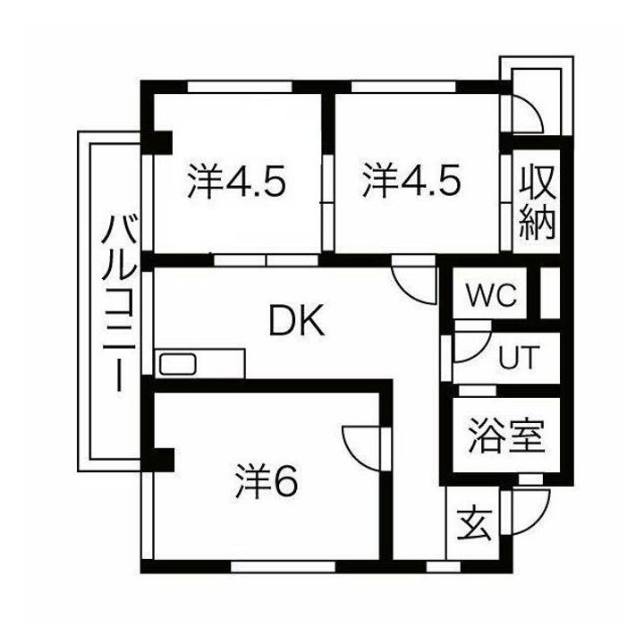 レジデンスTMの間取り