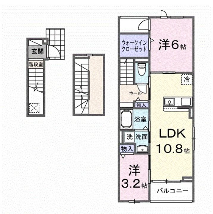 ソレイユの間取り