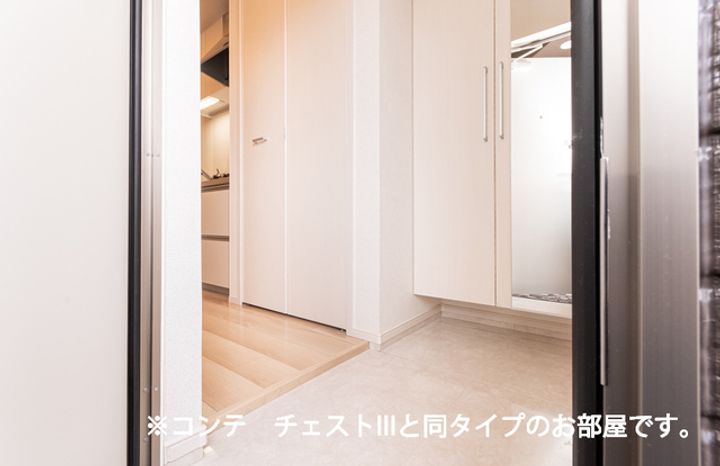 ヒカルサ深谷Iの玄関