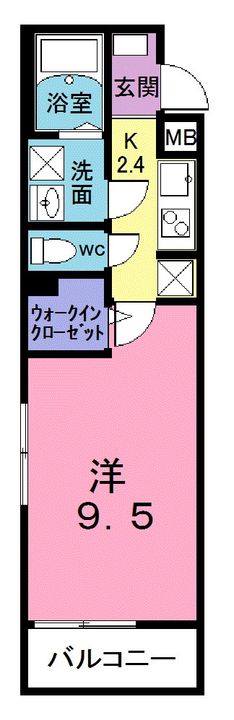 エーデルハイムDの間取り