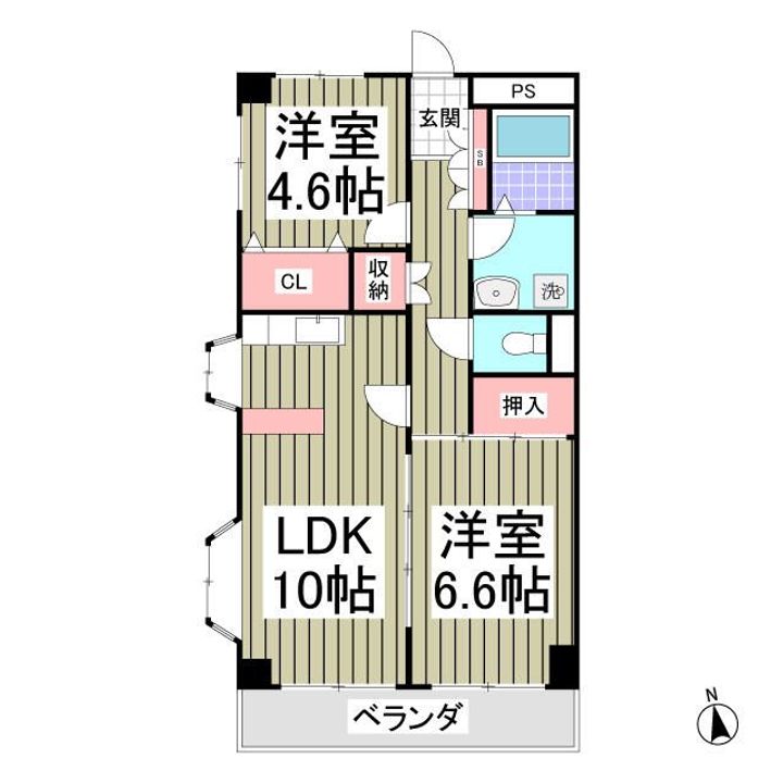 かさまビル9303の間取り