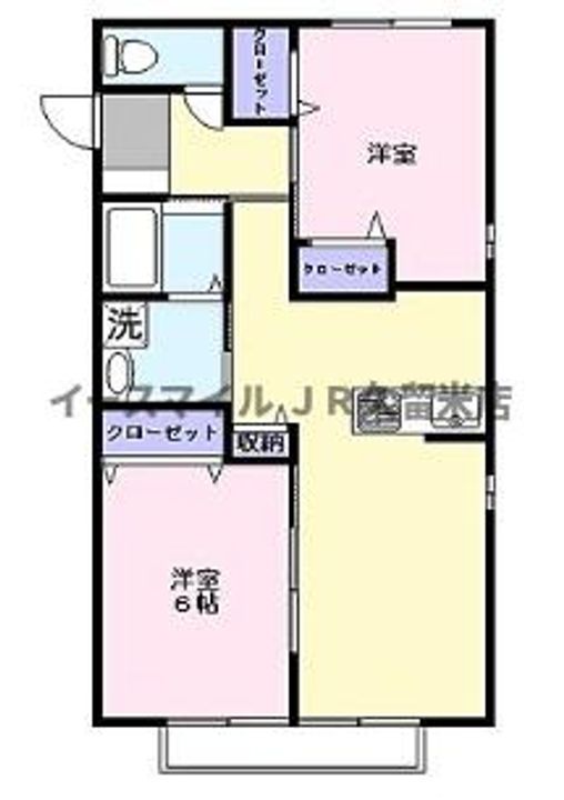 クレシア21103号室の間取り