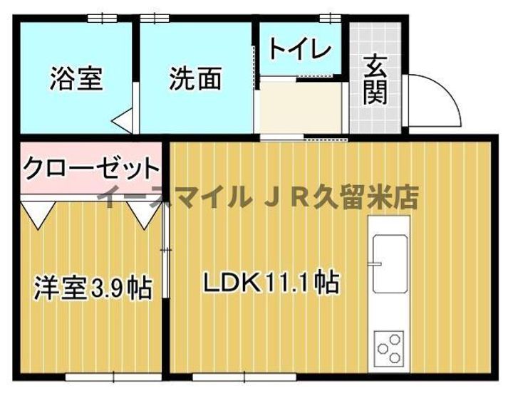 シャンドゥ・フルールの間取り