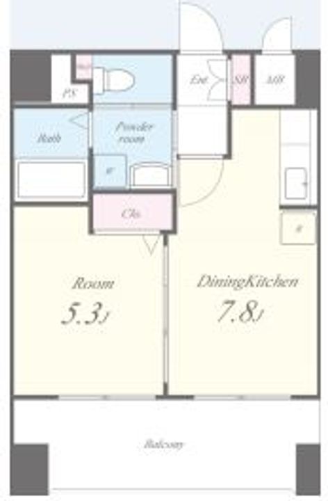 プロニティ天神通の間取り