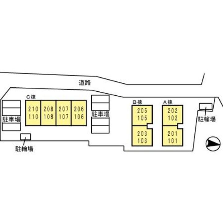 クレイドルC棟206号のその他画像