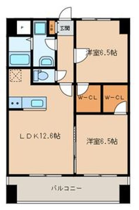 マーブル リヌーキーⅡの間取り