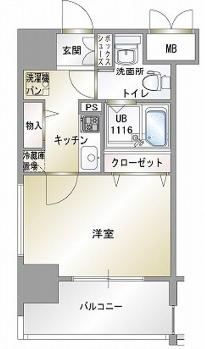 エンクレスト香椎の間取り