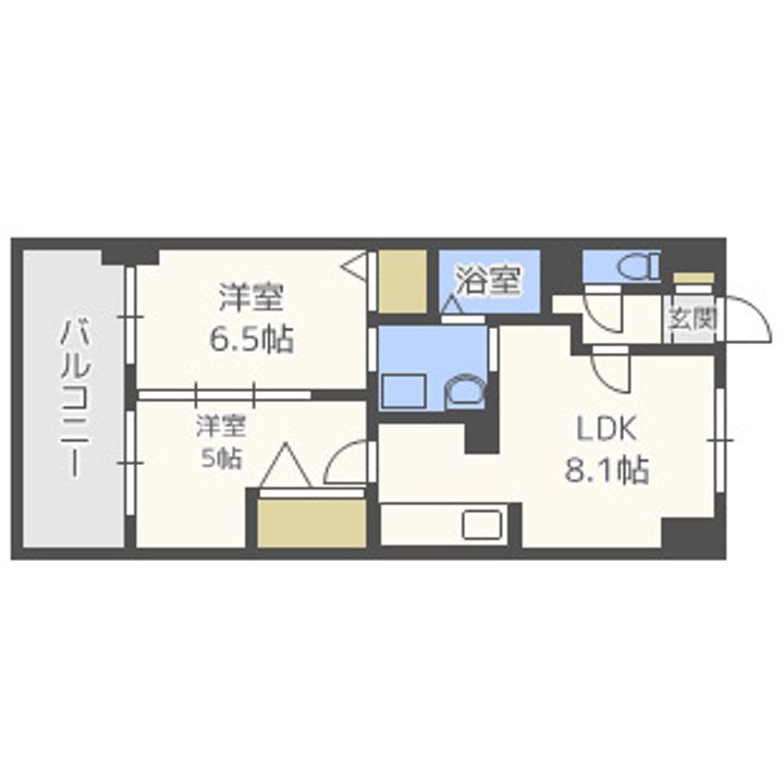 プレスタイル博多EASTの間取り