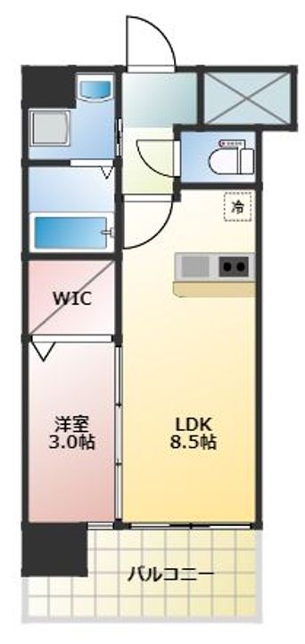 グランフォーレ県庁前アネックスの間取り