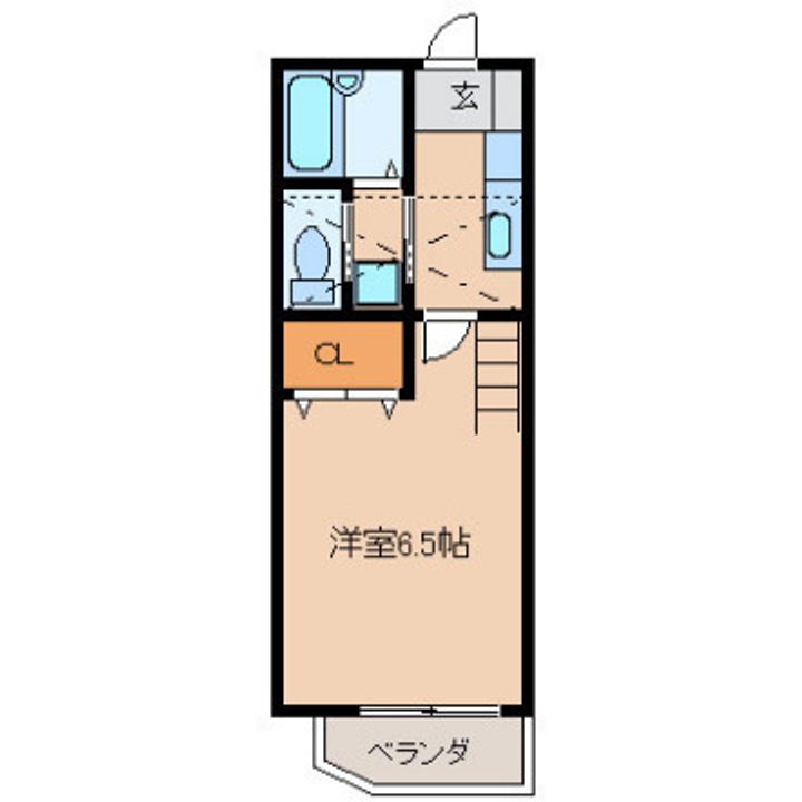 Aレガート久留米大前A棟の間取り