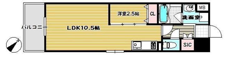 LIFEFIELD銀天町の間取り