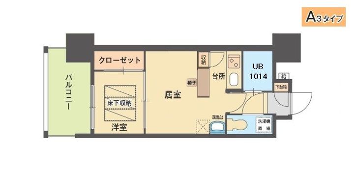 エステート・モア 平尾堀川の間取り