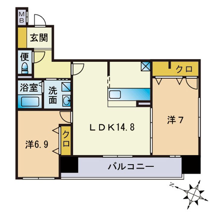 S−FORT警固タワーの間取り