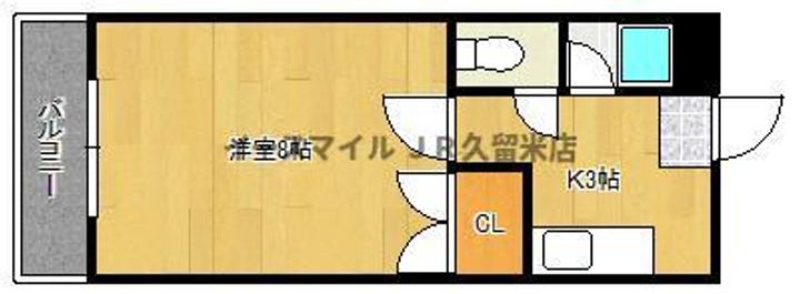 コーポラス大和の間取り