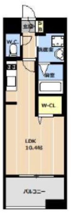 LIBTH天神東Ⅱの間取り