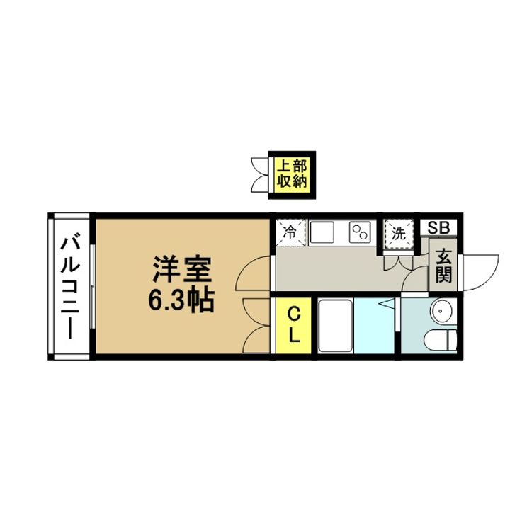 サヴォイレジェント709●の間取り