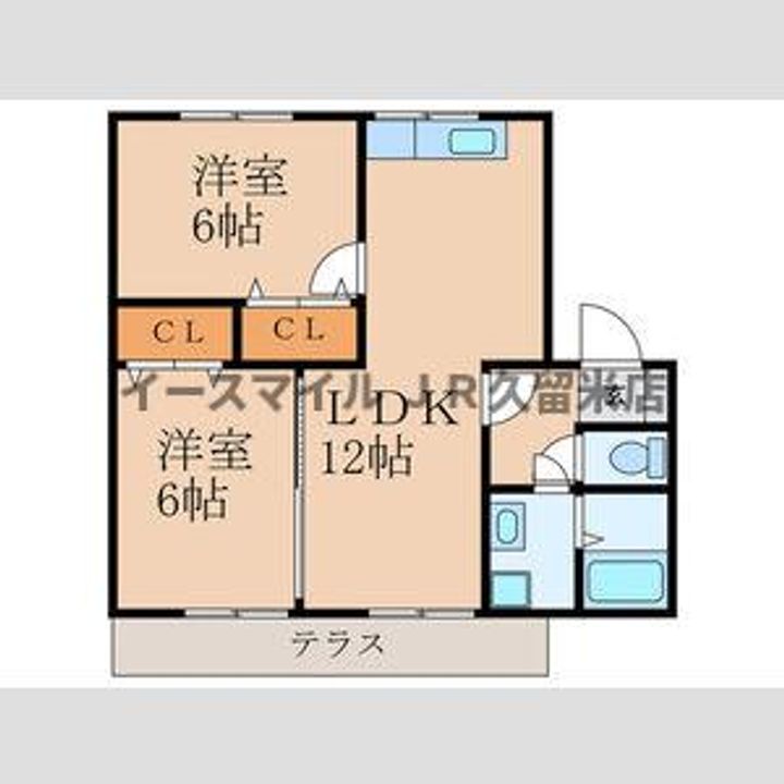 セジュールひろかわD棟の間取り