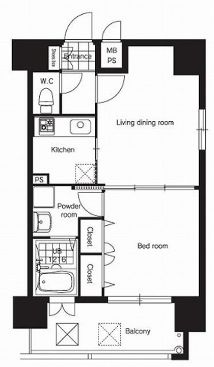 エンクレスト日赤通りの間取り