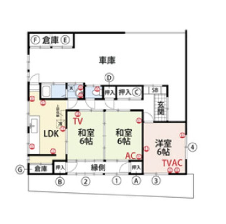 佐賀県三養基郡みやき町大字白壁(一戸建)の賃貸物件の間取り