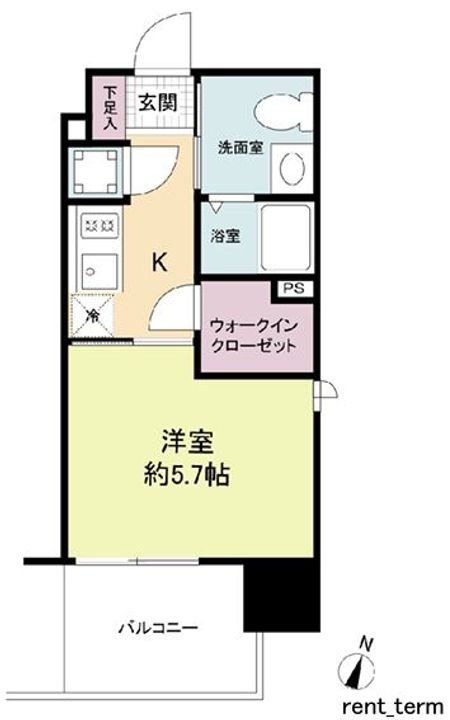 Live Casa県庁前の間取り