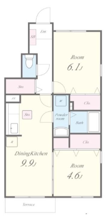 ティファニーの間取り