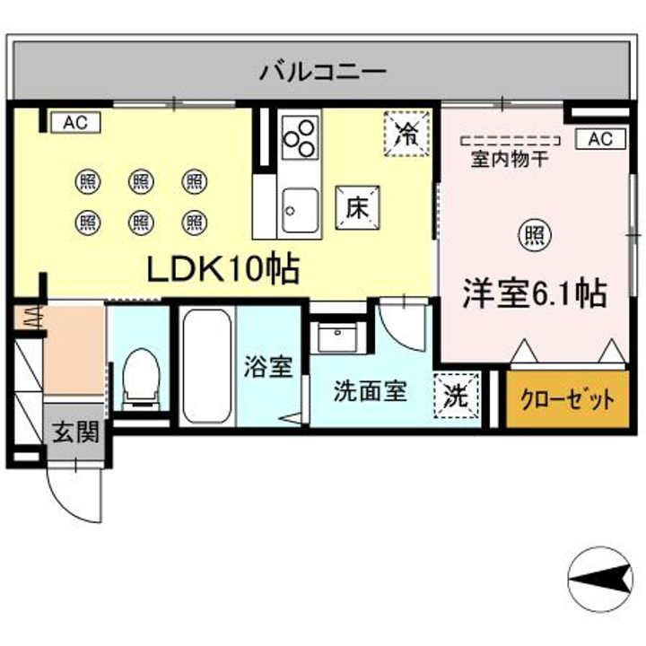 CASA Edoの間取り