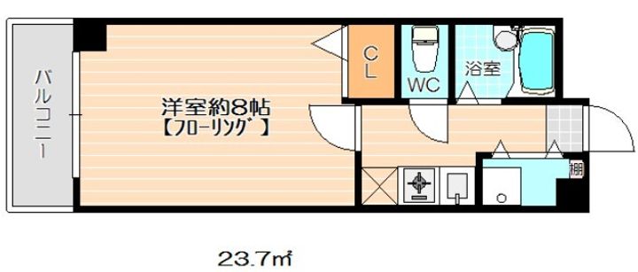 フォーラム箱崎の間取り