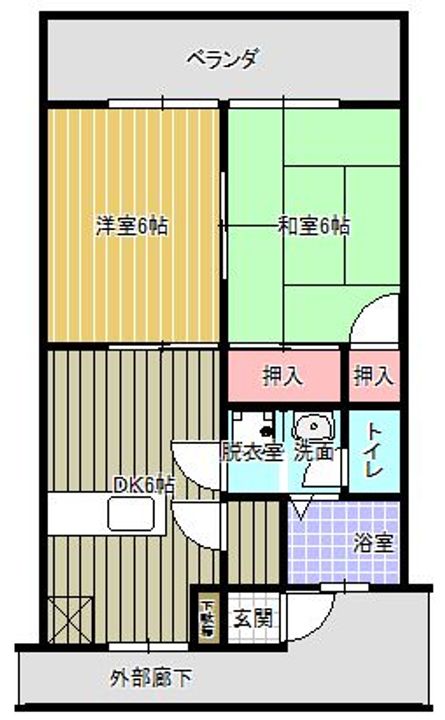 メゾンコスモスの間取り
