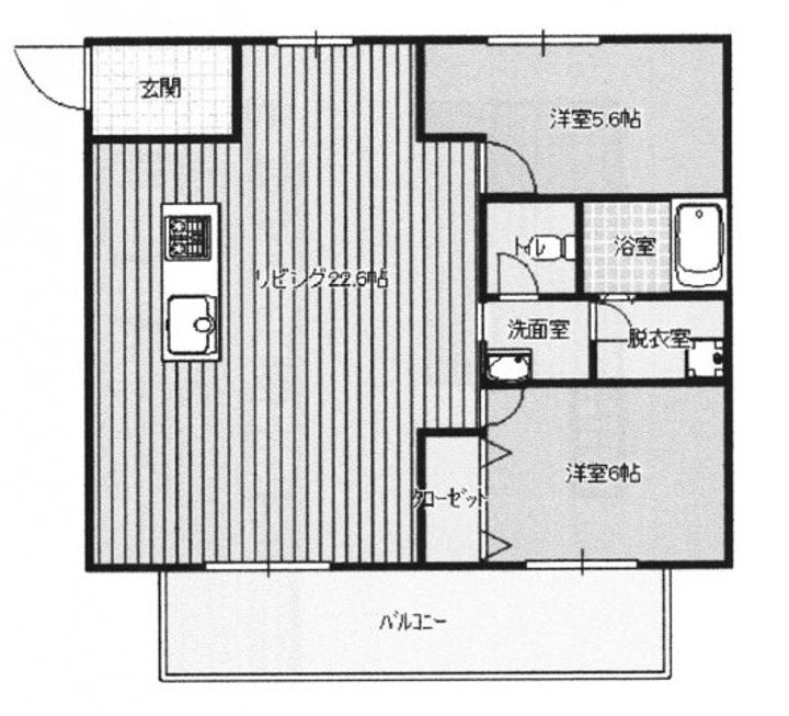 シャルダン ベルⅠの間取り