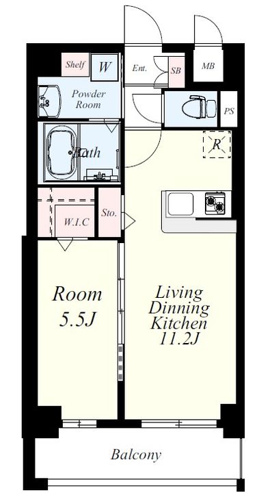 ル・マージュ博多の間取り