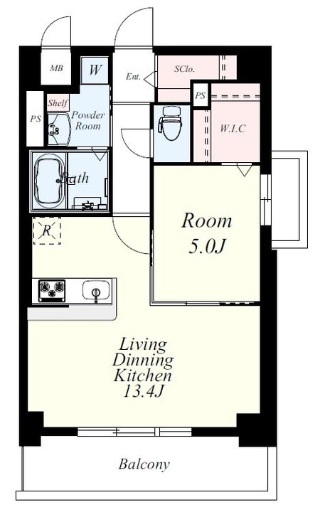 ル・マージュ博多の間取り
