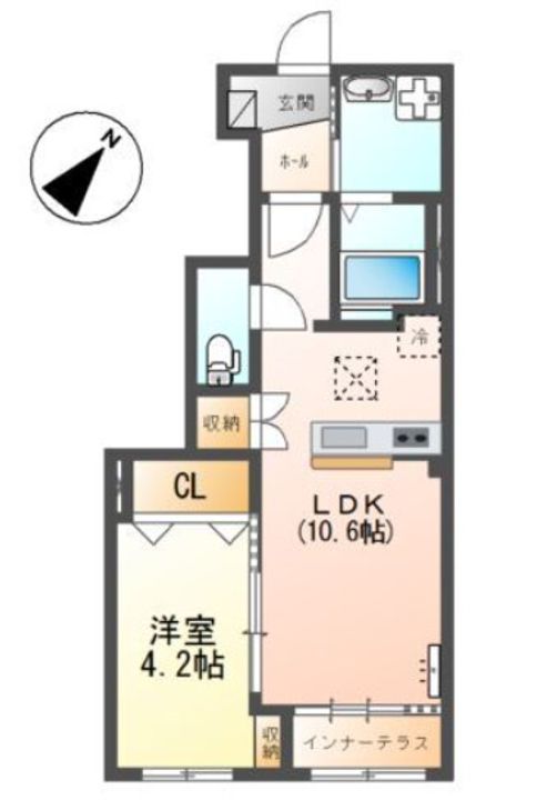 ベルメゾン矢取の間取り